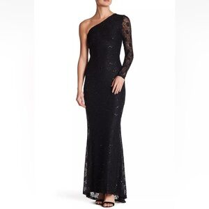 $358 Issue New York One-Shoulder Lace Dress